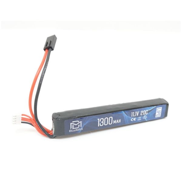 Аккумулятор BlueMAX Li-Po 11.1V 1300mah 20C, 134x20,6x18 мм (стик)